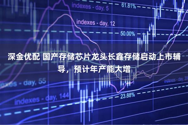 深金优配 国产存储芯片龙头长鑫存储启动上市辅导，预计年产能大增