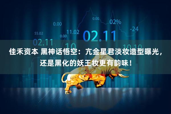 佳禾资本 黑神话悟空：亢金星君淡妆造型曝光，还是黑化的妖王妆更有韵味！