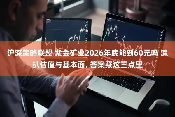 沪深策略联盟 紫金矿业2026年底能到60元吗 深扒估值与基本面, 答案藏这三点里